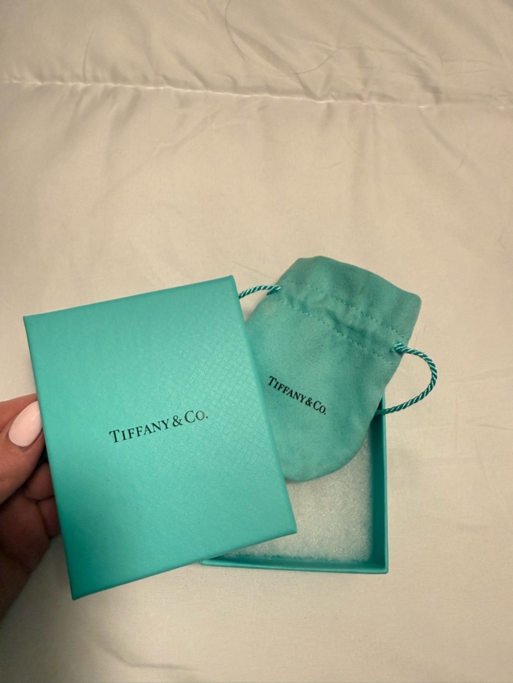 Tiffany & Co. Jewelry Box and Pouch
